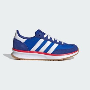 Buty RUN 70s 2.0. Niebieskie buty sportowe ADIDAS, bez wzorów, bez zapięcia. Za 299,00 zł.