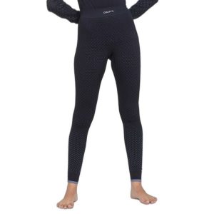 Legginsy damskie Craft Adv Warm Intensity. Czarne legginsy Craft, bez wzorów, z dzianiny. Za 308,15 zł.