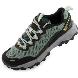 Merrell Speed Strike GTX damskie buty outdoor, wodoodporne. Czarne buty trekkingowe Merrell, z gore-texu, bez zapięcia. Za 141,99 zł.