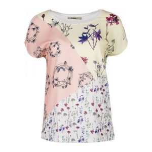 Desigual T-Shirt Damski Ambrosine S Biały. T-shirty marki Desigual. W wyprzedaży za 163,00 zł.