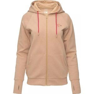 Bluza sportowa damska Elbrus RUNA II WO'S. Brązowe bluzy Elbrus, s, bez wzorów, bez kaptura. Za 144,81 zł.