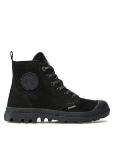Palladium Trapery Pampa Hi Zip Wl 95982-010-M Czarny. Czarne buty zimowe Palladium, z nubiku, bez obcasa, bez zapięcia. Za 409,99 zł.