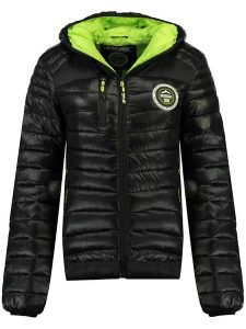 Geographical Norway Kurtka pikowana "Bambway" w kolorze czarnym rozmiar: S. Czarne kurtki Geographical Norway, s, bez wzorów, bez kaptura. Za 131,74 zł.