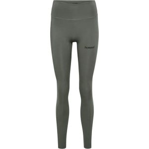 Damskie legginsy z wysokim stanem Hummel Prima. Szare legginsy Hummel, bez wzorów, z materiału, z podwyższonym stanem. Za 252,50 zł.