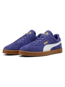 Puma Skórzane sneakersy "Club II" w kolorze fioletowym rozmiar: 41. Różowe trampki Puma, bez wzorów, bez zapięcia. Za 148,26 zł.