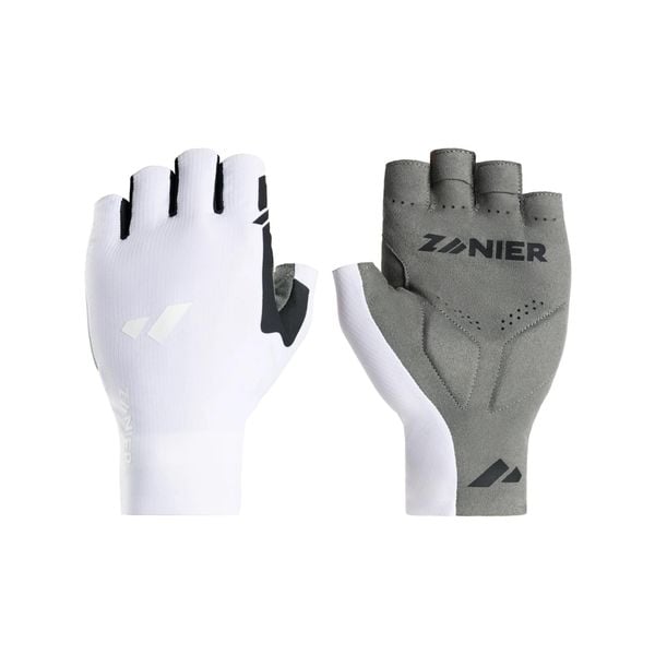 Rękawiczki rowerowe Zanier Race Pro. Białe rękawiczki Zanier, bez wzorów. Za 134,99 zł.