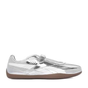 Baleriny Reebok. Szare balerinki Reebok, bez wzorów, bez obcasa, bez zapięcia. Za 349,99 zł.