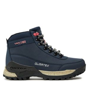 Trekkingi Vertigo Alpes. Niebieskie buty sportowe Vertigo Alpes, bez wzorów, bez zapięcia, trekkingowe. Za 259,99 zł.