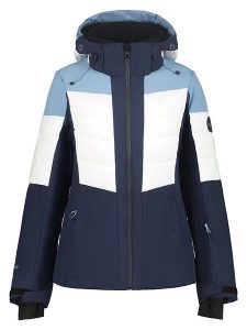 Icepeak Kurtka narciarska "Florala" w kolorze granatowo-biało-błękitnym rozmiar: 46. Białe kurtki sportowe Icepeak, m, bez wzorów, z materiału, bez kaptura, narciarskie. Za 456,87 zł.