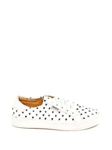 Noosy Sneakersy w kolorze biało-czarnym rozmiar: 37. Białe trampki Noosy, bez wzorów, bez zapięcia. Za 78,47 zł.