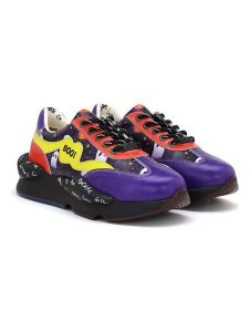 Goby Sneakersy w kolorze granatowo-żółto-czerwonym rozmiar: 38. Czerwone trampki Goby, bez wzorów, bez zapięcia. Za 304,99 zł.