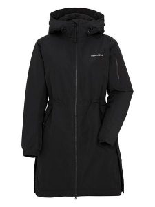 Didriksons Parka "Ella" w kolorze czarnym rozmiar: 42. Czarne płaszcze Didriksons, bez wzorów, bez kaptura. Za 528,34 zł.