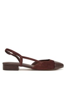 Aldo Baleriny Clementinne 14403503 Brązowy ciemny. Brązowe balerinki ALDO, bez wzorów, ze skóry, bez obcasa, bez zapięcia. Za 319,99 zł.