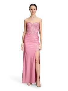 Vera Mont Sukienka w kolorze jasnoróżowym rozmiar: 40. Różowe sukienki Vera Mont, bez wzorów, z koronki, bez kołnierzyka, bez ramiączek, maxi. Za 543,99 zł.