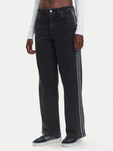 Adidas Jeansy adicolor Denim 3-Stripes JD3109 Czarny Loose Fit. Czarne jeansy ADIDAS, bez wzorów, z bawełny. Za 349,99 zł.