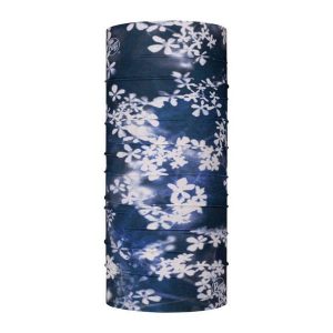 Chusta wielofunkcyjna Buff Coolnet UV+ Mims Night Blue. Niebieskie apaszki i chusty Buff, bez wzorów, z elastanu, sportowe. Za 49,99 zł.