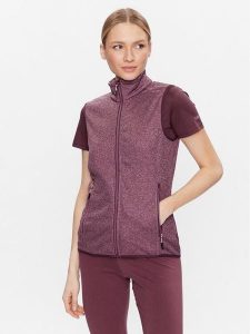 CMP Bezrękawnik 30H5876 Bordowy Regular Fit. Czerwone kamizelki CMP, bez wzorów, z syntetyku, bez kołnierzyka, bez ramiączek, bez kaptura. Za 239,99 zł.