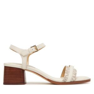 Sandały MICHAEL Michael Kors. Brązowe sandały MICHAEL Michael Kors, bez wzorów, bez obcasa, na słupku, bez zapięcia. Za 566,99 zł.