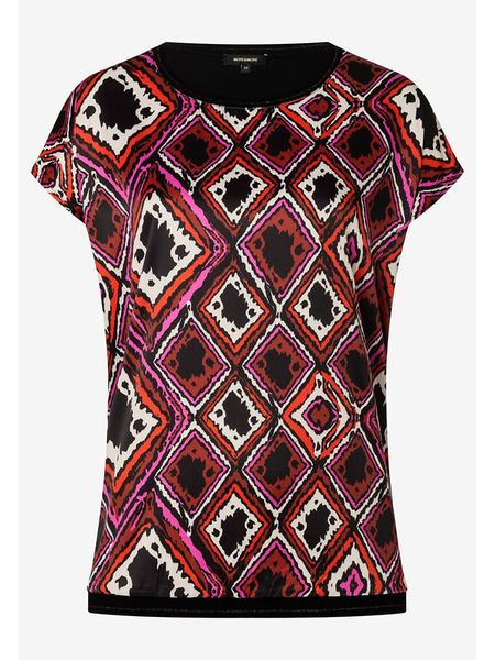 More & More Koszulka w kolorze czerwono-czarnym rozmiar: 36. Czarne bluzki More & More, s, bez wzorów, z wiskozy, klasyczne, bez kołnierzyka, bez ramiączek. Za 56,79 zł.