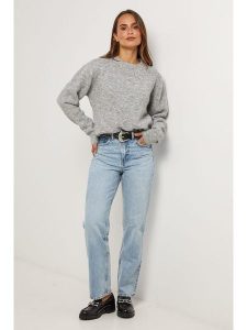 Soft Cashmere Sweter w kolorze szarym rozmiar: 36/38. Szare swetry oversize Soft Cashmere, bez wzorów, z kaszmiru, bez ramiączek. Za 100,99 zł.