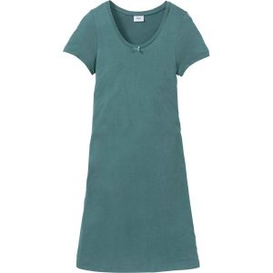 Koszula nocna z wiskozy bonprix kobaltowo-turkusowy. Koszule nocne marki bonprix. Za 29,99 zł.
