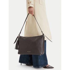 Torebka Nine West. Brązowe torebki klasyczne Nine West, bez wzorów, bez dodatków. Za 229,99 zł.