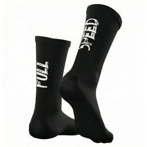 Oddychające skarpety kolarskie „Full Speed” – czarne. Białe skarpetki C-LAB, bez wzorów. Za 117,00 zł.