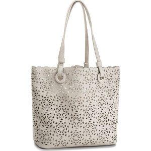 Torebka JENNY FAIRY - RC10488A Szary. Shopper bag marki Jenny Fairy. Za 119,99 zł.