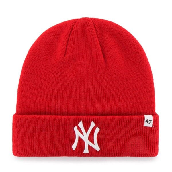 Brand `47 czapka zimowa New York Yankees B-RKN17ACE-RDA czerwony OSFM. Czerwone czapki 47 Brand, bez wzorów, sportowe. Za 109,00 zł.