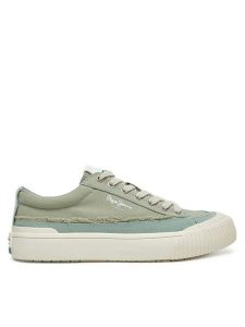 Pepe Jeans Tenisówki Ben Fresh W PLS31589 Zielony. Zielone trampki Pepe Jeans, bez wzorów, z jeansu, bez zapięcia. Za 209,99 zł.
