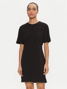 Calvin Klein Kurtka puchowa K20K207910 Czarny Regular Fit. Czarne kombinezony Calvin Klein, bez wzorów, z puchu, bez kołnierzyka, bez ramiączek. Za 469,99 zł.