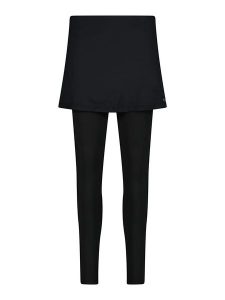 CMP Legginsy sportowe 2w1 w kolorze czarnym rozmiar: 36. Czarne legginsy CMP, bez wzorów, z materiału, outdoorowe. Za 130,99 zł.