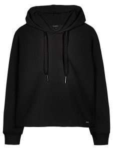 Herrlicher Bluza w kolorze czarnym rozmiar: S. Czarne bluzy Herrlicher, s, bez wzorów, z kapturem. Za 140,53 zł.