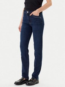 BOSS Jeansy State 2.0 50542555 Granatowy Slim Fit. Niebieskie jeansy Boss, bez wzorów, z bawełny. Za 619,99 zł.