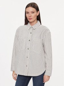 ONLY Koszula Merle 15312897 Szary Loose Fit. Szare koszule ONLY, xs, bez wzorów, z bawełny, bez kołnierzyka, bez ramiączek. Za 169,99 zł.