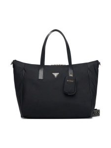 Guess Torebka TWNN96 76017 Czarny. Czarne shopper bag Guess, z aplikacjami, ze skóry, bez dodatków. Za 469,99 zł.