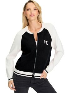 Heine Kurtka w kolorze czarno-białym rozmiar: 42. Czarne kurtki Heine, bez wzorów, bez kaptura. Za 78,99 zł.