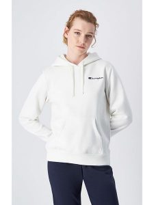 Champion Bluza w kolorze białym rozmiar: M. Białe bluzy Champion, m, bez wzorów, z kapturem. Za 127,35 zł.