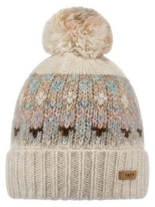 Barts Czapka "Renaa" w kolorze beżowym rozmiar: onesize. Brązowe czapki Barts, z aplikacjami. Za 104,89 zł.