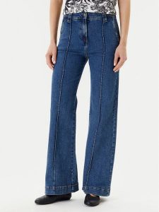 United Colors Of Benetton Jeansy 4W8CDE02F Niebieski Flare Fit. Niebieskie jeansy United Colors of Benetton, bez wzorów, z bawełny. Za 179,99 zł.