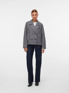 Vero Moda Kurtka przejściowa w kolorze szarym rozmiar: M. Szare kurtki Vero Moda, m, bez wzorów, bez kaptura. Za 193,24 zł.