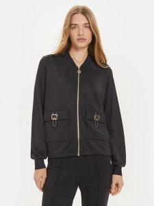 Liu Jo Sport Bluza TF4147 F0778 Czarny Regular Fit. Czarne bluzy Liu Jo Sport, xs, bez wzorów, z bawełny, bez kaptura. Za 379,99 zł.