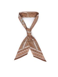 Guess Apaszka AW5681 POL03 Brązowy jasny. Brązowe apaszki i chusty Guess, z aplikacjami, z poliesteru. Za 114,99 zł.