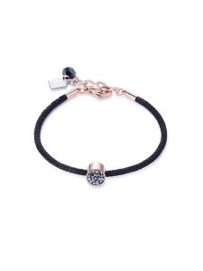 COEUR DE LION Bransoletka w kolorze czarnym rozmiar: onesize. Czarne bransoletki COEUR DE LION, z kryształem, metalowe. Za 187,52 zł.