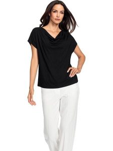 Heine Koszulka w kolorze czarnym rozmiar: 44. Czarne bluzki Heine, bez wzorów, bez kołnierzyka, bez ramiączek. Za 34,99 zł.