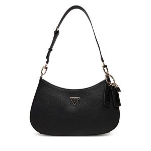 Torebka Guess. Czarne torebki klasyczne Guess, z aplikacjami, bez dodatków. Za 419,99 zł.