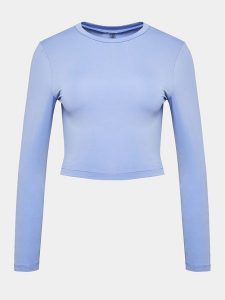 Roxy Top Bold Moves Ls Kttp ERJKT04067 Niebieski Slim Fit. Niebieskie topy Roxy, m, bez wzorów, z syntetyku, bez kołnierzyka, bez ramiączek. Za 139,99 zł.