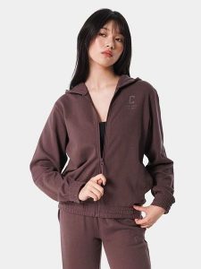 Carpatree Bluza "Varsity" w kolorze brązowym rozmiar: M. Brązowe bluzy Carpatree, m, bez wzorów, z bawełny, bez kaptura. Za 172,89 zł.