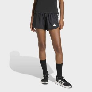 Spodenki fitness damskie ADIDAS 2w1. Białe spodenki sportowe ADIDAS, bez wzorów, ze skóry, sportowe. Za 179,99 zł.