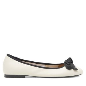 Baleriny GINO ROSSI. Brązowe balerinki Gino Rossi, bez wzorów, bez obcasa, bez zapięcia. Za 199,99 zł.